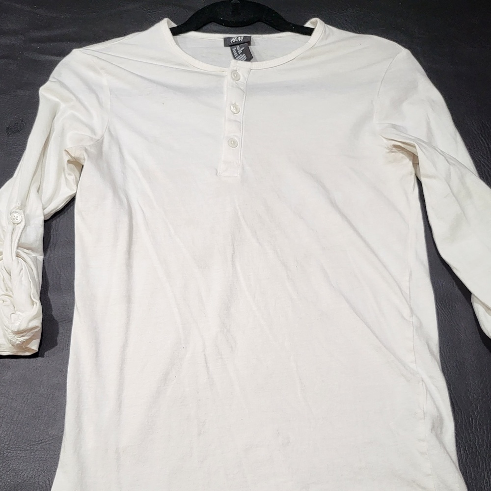 H&M CUFFED 3/4 SLEEVE